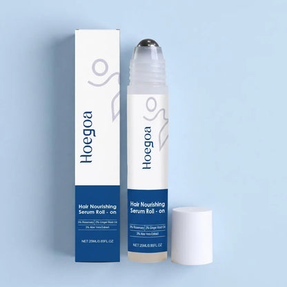 Rosemary Ginger Roll-on Hair Serum Aloe Extract Nourish Scalp Ease Dry Tightness Soft Follicle Portable Targeted Daily Hair Care